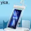 Túi đựng điện thoại YICA Trong suốt dưới nước Vỏ điện thoại di động dưới 7.0 inch