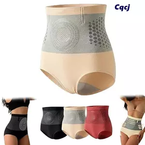 Quần short điêu khắc CQCJ, Quần lót nén eo cao co thắt bụng, Quần short boom béo điêu khắc liền mạch để tập Yoga & mặc hàng ngày