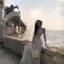 Đầm trắng chấm bi đẹp mắt cho nữ mùa hè 2026 Phong cách mới Váy dài đẹp khổng lồ kiểu Pháp