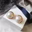 JRP Hàn Quốc Tròn Lớn Mô Phỏng Ngọc Trai Bông Tai Nữ 2021 Mới Cổ Điển Thanh Lịch Bông Tai Trang Sức Thời Trang JRP