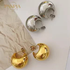 PNPIA- Bông Tai Giọt Nước Châu Âu Và Mỹ Tính Khí Thời Trang Đơn Giản Phù Hợp Với Bông Tai Gió Lạnh