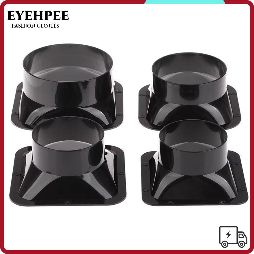 Ống thông gió ABS 100-300MM Đầu nối mặt bích tường EYEHPEE Kết nối quạt nhà bếp Phụ kiện gia dụng bền bỉ