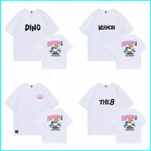 SY3 Nana Tour với Seventeen DK MINGYU THE8 SEUNGKWAN DINO VERNON Áo thun mùa hè Anime tay ngắn hàng đầu YS3