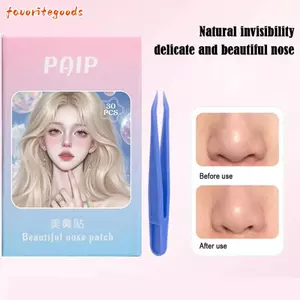 FAVORITEGOODS Dải mũi, Dải co mũi vô hình hơi thở, Thu nhỏ mũi Cánh dán Ứng dụng làm đẹp