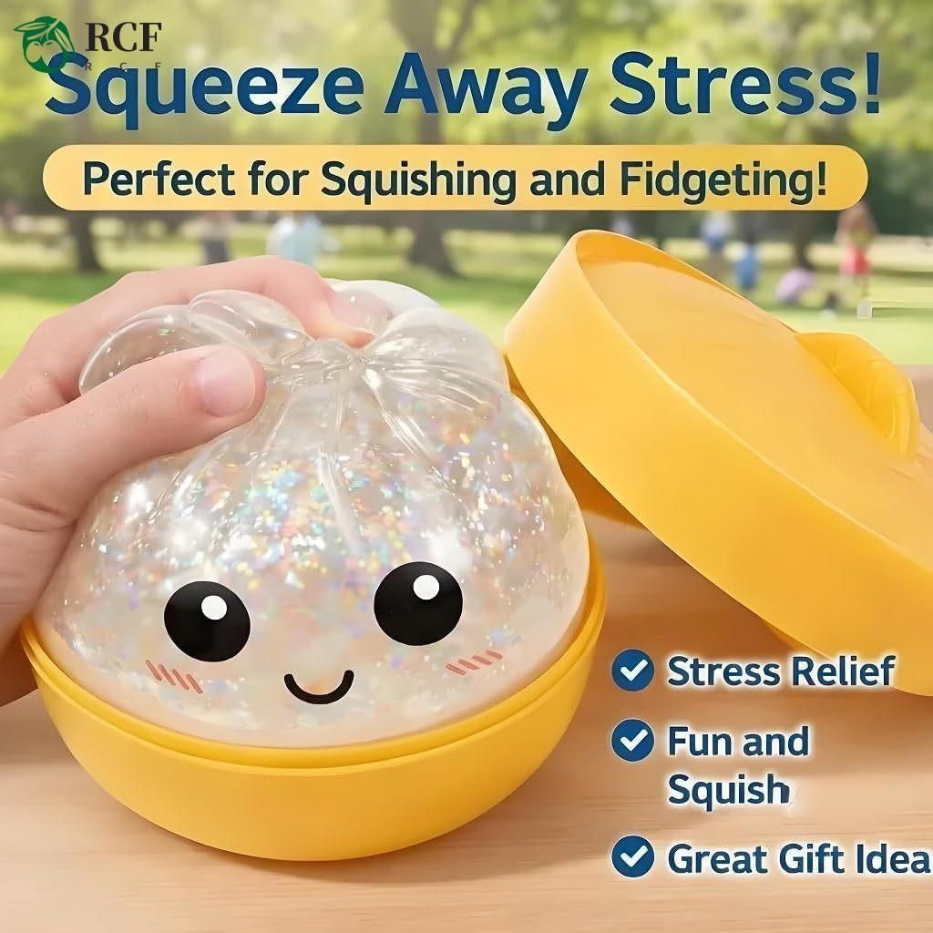 Đồ Chơi Bóp Bánh Bao Squishy Dễ Thương Mềm Mại Giảm Stress Thư Giãn Không Dính Tay