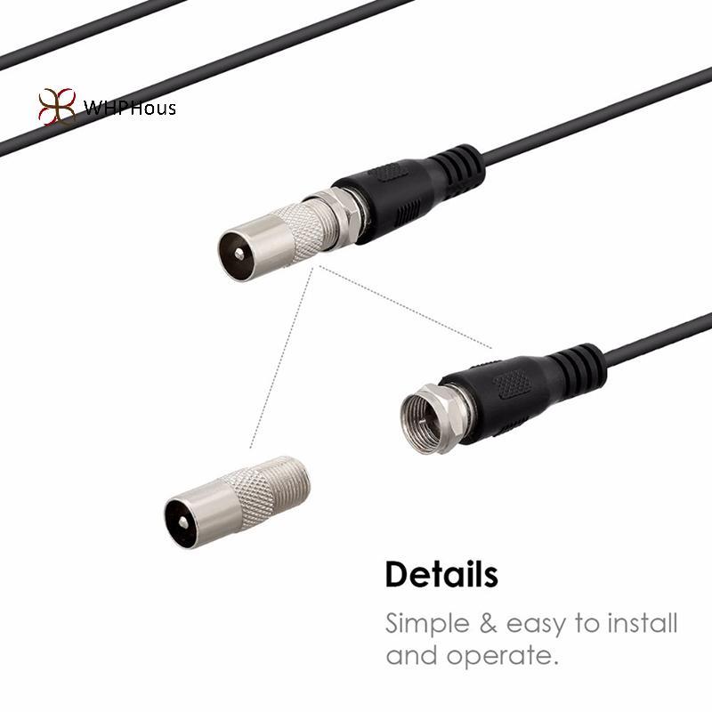 < WHPHous-t > Ăng Ten HDTV Kỹ Thuật Số Mini HD Với Bộ Chuyển Đổi HD Digital DTV Ăng Ten TV Trong Nhà DVB-T2 Bộ Thu Tín Hiệu TV Trên Không Cho HDTV Châu Âu Mỹ Đẹp