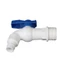 Vòi nước nhựa trắng xả nước mạnh , vòi hồ đầu có thể lắp ống mềm -TOOLIX