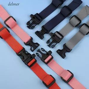 DELMER Còi Khóa Dây Đeo Có Thể Điều Chỉnh Cố Định Thắt Lưng Trẻ Em Cắm Trại Dây Kéo Dây Đeo Ngực Túi Dây Đeo