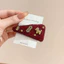 Năm Mới Đỏ Full Kim Cương May Mắn Pony Tóc Nữ Phong Cách Mới Bên Kẹp Bên Kẹp Mũ Đội Đầu Nổ Kẹp BB Kẹp TEXL