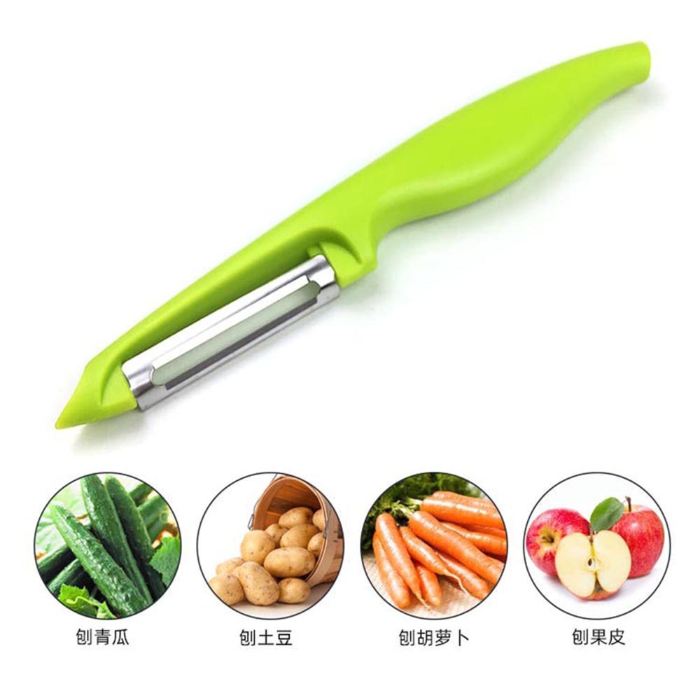 Dụng cụ gọt vỏ gốm bằng thép không gỉ Dụng cụ nhà bếp gia dụng Dụng cụ bào khoai tây trái cây dưa T9ZR