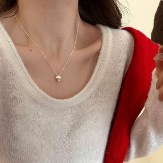 Vòng Cổ Nhỏ Chải Nấm Mặt Dây Chuyền Vòng Cổ Cho Nữ Hàn Quốc Dongdaemun Mùa Hè Tinh Tế Và Dễ Thương Ngọt Ngào Đơn Giản Đa Năng, Vòng Cổ Xương Đòn Thời Trang