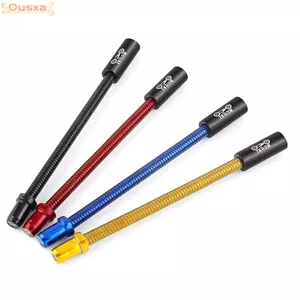 Ống uốn cong phanh có thể uốn cong OUSXA, Khuỷu tay phanh chữ V đa năng bằng thép không gỉ, Phụ kiện xe đạp MTB Hướng dẫn cáp mì hợp kim nhôm