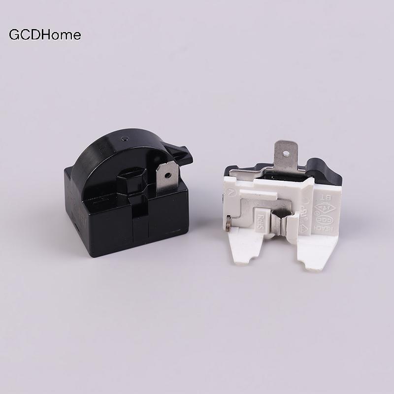 GCDHome 2 Chiếc QP2-4.7 PTC Khởi Động Rơ Le 1 Pin Rơ Le Khởi Động Tủ Lạnh Và 6750C-0005P Tủ Lạnh Quá Tải Bảo Vệ HOT
