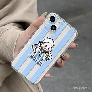 Ốp Điện Thoại Trong Suốt Phong Cách Mới Không 10 Số Sọc Bóng Đá Thích Hợp Cho iPhone 12 13 14 15 Promax 16 17 Promax xr xs 11promax 12promax 13pro 14pro Ốp Chống Sốc Linh Hoạt