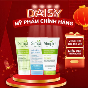 Simple Facial Cleanser – Làm Sạch Dịu Nhẹ, Giữ Da Mềm Mịn Tự Nhiên