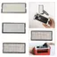 CODECOVED Tem Chữ Cái Tấm, 3mm 4mm 6.4mm Tên Địa Chỉ Tem Chữ Kỹ Thuật Số, Cá Tính Có Thể Tái Sử Dụng Cao Su Kinh Doanh DIY Tem Ban Phụ Kiện Thủ Công