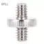 apill 1/4 Nam sang Bộ chuyển đổi vít có ren Kim loại Đầu nối đầu bi chân máy ảnh với mạ bạc cho phụ kiện video chân đèn DSLR Monopod