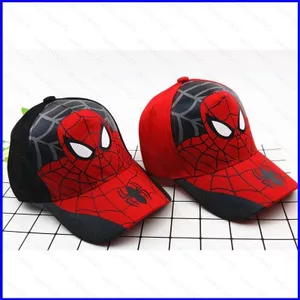 Mũ bóng chày Marvel Spiderman thêu mũ Hip Hop cho trẻ em bé trai bé gái