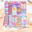 Bộ phụ kiện tóc JVSUB Girls, Bộ dây buộc tóc co giãn trang trí tóc đầy màu sắc, nơ vải Barrettes Phụ kiện trẻ em