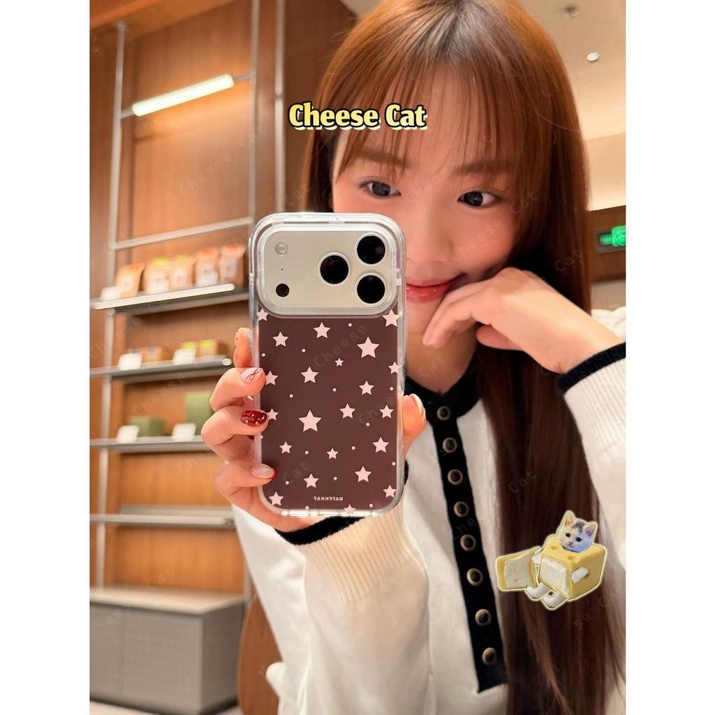 ins Ốp điện thoại hình ngôi sao chấm bi cho iPhone 14 13 12 11 15 16 17 Pro Max 17 Air Xs XR 7Plus