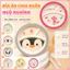Bộ đĩa ăn Dặm Hình Tròn Chất Liệu Sợi Tre – Dùng Cho Bé ăn Mì, Thức ăn Tây, Nhẹ Bền, Dễ Vệ Sinh