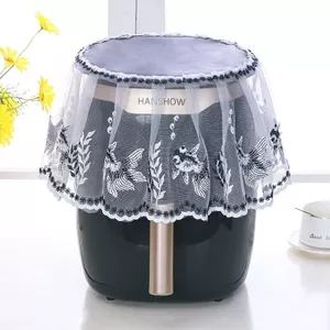 YHMBY1314 Nồi Chiên Không Khí Chống Bụi Bao Thêu Ren Vải Thiết Bị Nhà Bếp Đa Năng