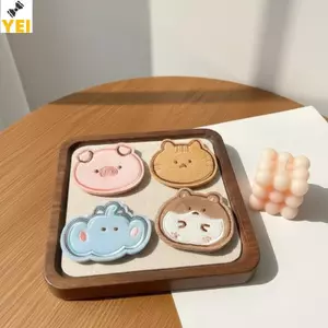 < YEI > 1 / 4 Bộ Động Vật Dễ Thương Bangs Magic Paste Bài Viết Tóc Stier Clip Nữ Magic Patch Phụ Kiện Tóc Dụng Cụ Tạo Kiểu Mới