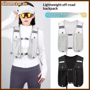 AIHOM Có Thể Điều Chỉnh Hydrating Chạy Vest Dành Cho Nữ Áo Vest Nhẹ 2L Nước Bàng Quang Ngực Dây Đeo Cho Marathon Đi Bộ Đường Dài Thể Thao,