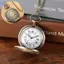 Vòng Cổ Đồng Hồ SAIA, Đồng Hồ Bỏ Túi Steampunk Rỗng, Phong Cách Vintage Lật Chữ Số La Mã Đồng Dây Xích Đồng Đồng Dành Cho Nữ