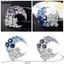 NICOLOO Trâm Cài, Kim Cương Giả Inlay Hợp Kim Ve Áo Trang Trí, Thời Trang Hình Mặt Trăng Hình Ngôi Sao Quần Áo Pin Đầm Phụ Kiện