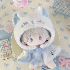 1020cm Quần Áo Cho Bé Động Vật Cơ Thể Cloak Sao Biển Mũ Đội Đầu cm Dễ Thương Bánh Cotton Áo Choàng Nhỏ Búp Bê Trang Phục 6.10