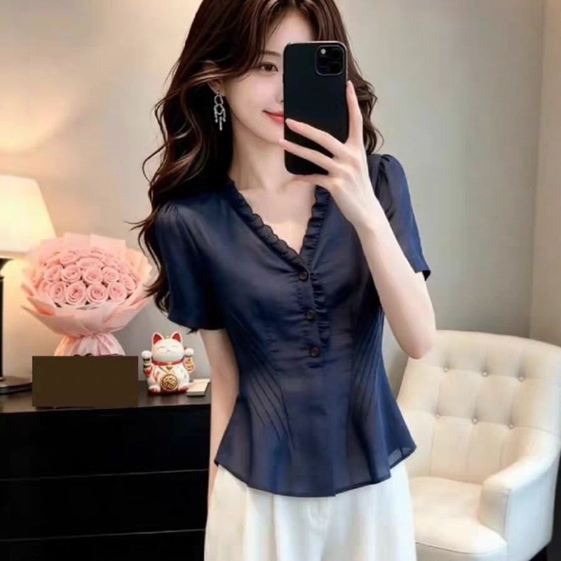 Áo thun ngắn tay mềm mại và thoải mái thời trang mùa hè mới dành cho nữ