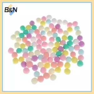 B & N Mềm Lông Tơ Pom Poms 100 Chiếc 10-30MM DIY Thủ Công Bóng Cho Trẻ Em Handmade Nghệ Thuật Trang Trí Đồ Dùng Dự Tiệc.