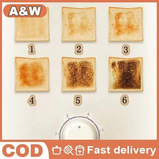 Máy nướng bánh mì điện A&W tự động, lò nướng ăn sáng di động cho gia đình