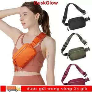 Gói Fanny DUKGLOW, Túi đeo thắt lưng nữ có dây đeo nhỏ có thể điều chỉnh, Mini nhẹ thời trang với 4 túi dây kéo Ví đeo vai nữ và nam giới