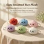 Móc khóa Squishy sang trọng QEARY, Buns hấp mềm mại Buns Squishy Móc khóa, Buns hấp mô phỏng mới Buns hấp sang trọng Phụ kiện túi móc khóa hấp dễ thương