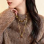 Vòng cổ cao cấp mới dành cho nữ Bohemian Pearl Retro