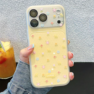 Ốp Điện Thoại Mờ Hoa Tươi Cho iPhone 17 Pro Max 16 15 14 Vỏ Bảo Vệ Chống Sốc