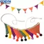 <cosyh>Cotton Flags Indoor Outdoor Use Reusable Design Versatile Hanging Options