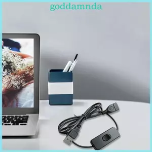 Cáp nối dài USB GODD 2m có công tắc bật Dây nam sang nữ cho tiện ích USB