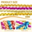 PYCOU Sequin Ren Bện Ban Nhạc, DIY May 15MM Ruy Băng, Ren Vải Phụ Kiện 5 Sân Đầm Băng Cưới Trang Trí Đồ May Vá