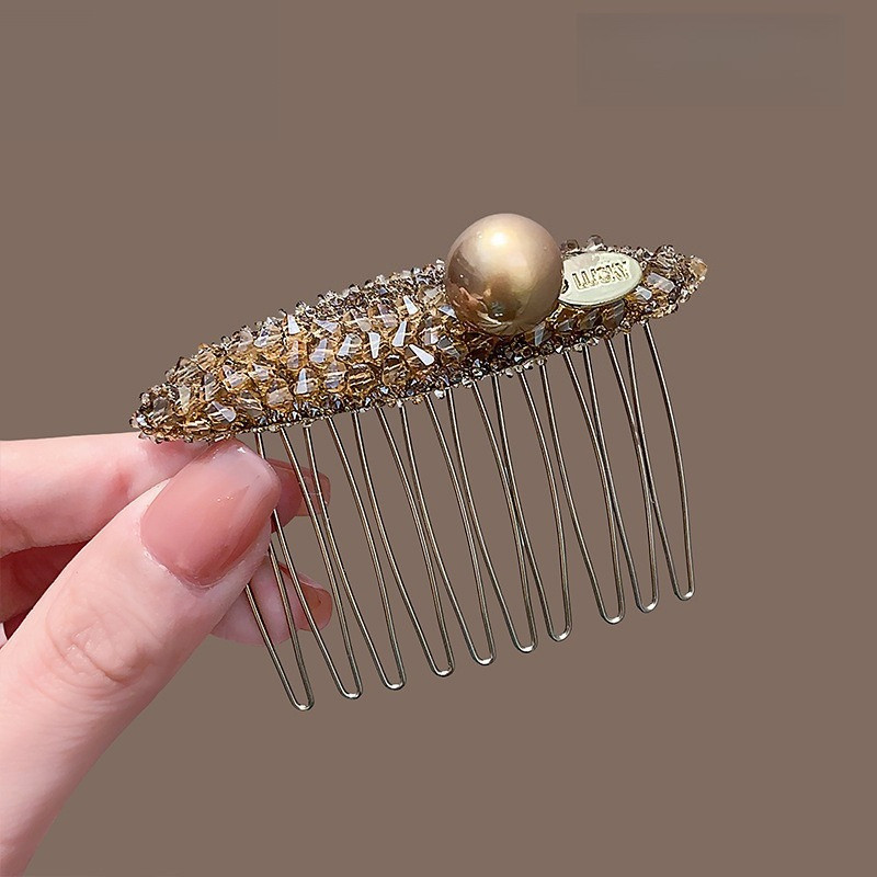 MAUROPOLI Phong Cách Mới Kim Cương Cao Cấp Ngọc Trai Tóc Ánh Sáng Sang Trọng Phù Hợp Với Cảm Giác Cao Cấp Tóc Gãy @ -