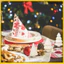 Đồ trang trí Giáng sinh cho trẻ em Cây nhỏ Baubles Đỏ Xmas Gỗ chưa hoàn thiện Đồ thủ công Trang trí khxinggao
