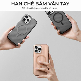 Ốp Lưng Nhám Từ Tính Cho iPhone 17 Rro Max Popkon Zyra Chống Bám Vân Và Chống Sốc Tốt