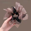 MAUROPOLI Phong Cách Hàn Quốc Siêu Cổ Tích Gạc Nơ Nơ Scrunchy Dây Buộc Tóc Đuôi Ngựa Bóng Băng Đô