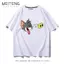 Disney Mary Cat Tom Cat Đồng Thương Hiệu Hàng Hóa Tay Ngắn Nam Nữ Mùa Hè 2024 Phong Cách Mới Áo Thun Hợp Thời Trang Phù Hợp Với