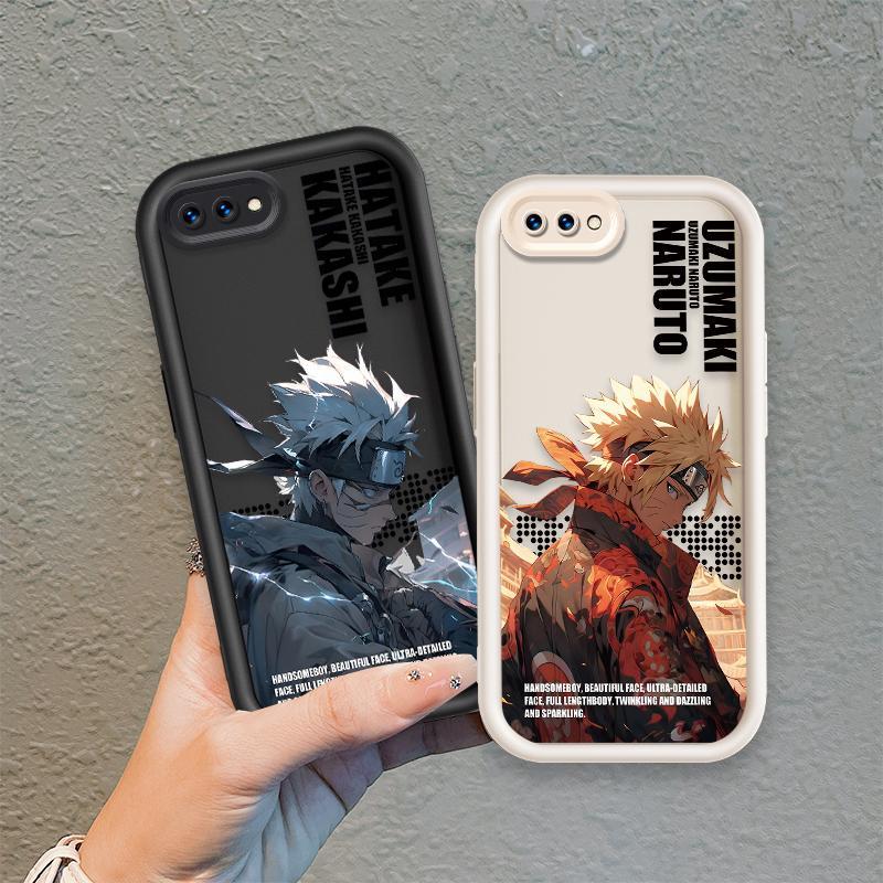 Áp dụng cho OPPO A3S A12E Điện thoại thông minh silicon hoạt hình Vỏ điện thoại mềm TPU Anime Naruto Angel Eye Ốp lưng chống sốc