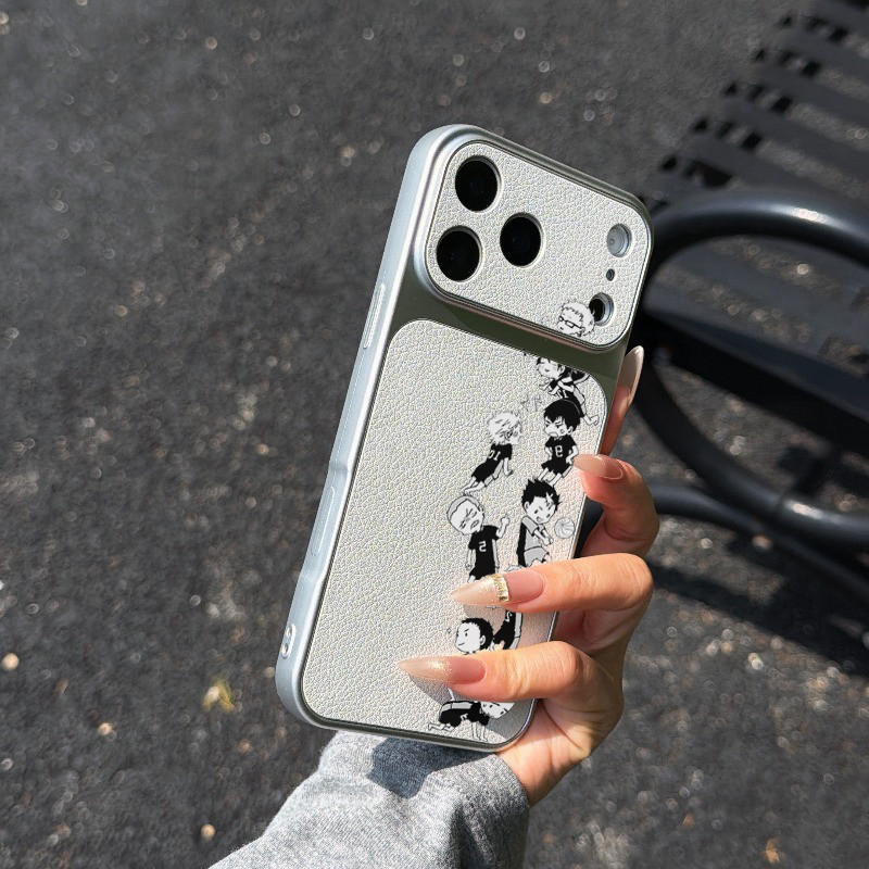 Ốp Điện Thoại Haikyuu Dễ Thương Cho Realme C61 C55 C53 C51 C51S C35 C33 C30 C30S C25 C25S C25Y C21Y C20 C20A 5G 4G Da PU Hoạt Hình Anime Hinata Shoyo Vỏ Mềm 3D