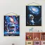 Doremon Phòng Trẻ Em Phòng Ngủ Đầu Giường Trang Trí Tranh Nền Học Tranh Treo Tường Anime Hoạt Hình Bức Tranh Tường Kem Phong Cách 5.26