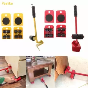 Pealike Đồ nội thất hạng nặng Di chuyển Thanh trượt Bánh xe ABS Công cụ nâng trượt mượt mà cho giường Sofa Tủ quần áo Thiết bị văn phòng